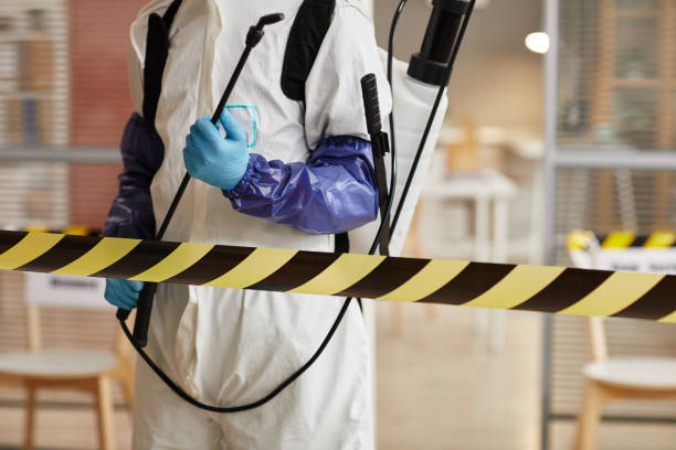 Professional Biohazard technician working in Great River, NY